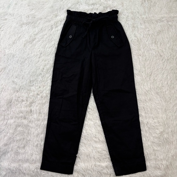 Loft Straight‎ High Rise Petite Black Pants Size XXS NWT - Picture 1 of 8